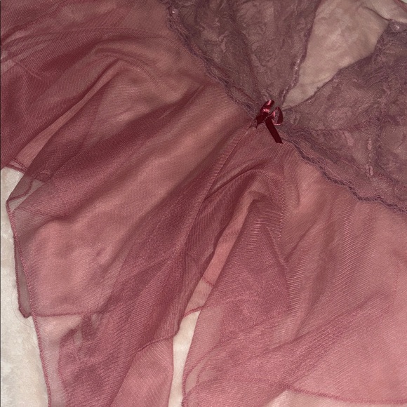 Baby pink mesh chemise - Picture 4 of 4